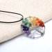 Natural Amethyst Life Tree Quartz Gemstone Chips Stone Bead Pendant Necklace