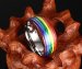 Stainless Steel Pride Rainbow Ring