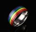 Stainless Steel Pride Rainbow Ring
