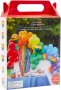 C.R. Gibson Love is Love Balloon Garland Arch Kit, 16 Foot Arch, 3.25 Foot Rainbow Fringe, 3 Rainbow Mylar Heart Balloons, and More, Over 60 Pieces