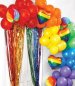 C.R. Gibson Love is Love Balloon Garland Arch Kit, 16 Foot Arch, 3.25 Foot Rainbow Fringe, 3 Rainbow Mylar Heart Balloons, and More, Over 60 Pieces