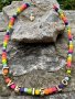 Betsey Johnson LOVE Is LOVE Rainbow Beaded Necklace