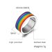 Classic Rainbow Pride Silicone Ring