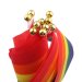 10pk Hand Rainbow Flags 8.5" by 5.5"