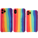 Original Rainbow Liquid Silicone iPhone Case