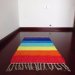 Handmade Rainbow Rug Carpet Handwoven Mat