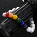 White Volcanic Stone Handmade Rainbow Bracelet