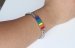 Stainless Steel Bracelet Rainbow Bar