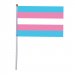 10pk Hand Transgender Flags 8.5" by 5.5"