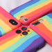 Original Rainbow Liquid Silicone iPhone Case