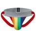 JOCKMAIL Rainbow Pride Athletic Jockstrap (Grey Band)