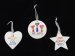 Isaac Mizrahi Set of 3 Holiday Ornaments