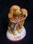 Blue Sky Clayworks LOVE IS LOVE Golden Retriever Figurine