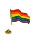 Rainbow Pride Wavy Lapel Pin