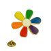 Rainbow Daisy Lapel Pin