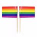 Mini Rainbow Flag Toothpick Flag 50pcs