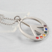 Rainbow Pride Peace Pendant Necklace