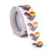 Roll of Progress Pride Heart Stickers (500 Stickers)
