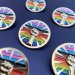 Inclusive Pride Resist Fist pin