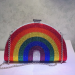 Rainbow Crystal Half-Moon Clutch – Sparkle with Pride
