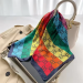 Rainbow Pride Satin Silk Scarf