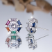Rainbow Gemstone Earrings – Spark with Pride