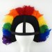 Coque Feather Headdress Section w/Sequins - Rainbow