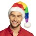 Rainbow Pride Gay Flag Christmas Santa Claus Hat