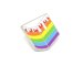 LGBT Rainbow Cake Enamel Pin