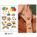 Rainbow Pride Temporary Tattoo Pack A117