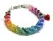 Sparkling Rainbow Swarovski Twist Bracelet