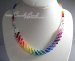 Sparkling Rainbow Swarovski Twist Necklace