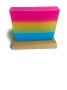 Pansexual Flag Soap - LGBTQ Pan Pride Soap Bar - Glycerin Soap - Indian Summer Scent - Moisturizing Soap