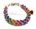 Sparkling Rainbow Swarovski Twist Bracelet