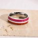 Stainless Steel Lesbian Pride Ring