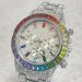 Silver Rainbow Pride Bling Watch – Sparkle with Pride