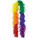 Rainbow Chandelle Feather Boa